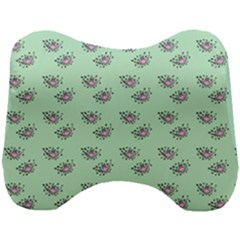 Zodiac Bat Pink Mint Head Support Cushion by snowwhitegirl