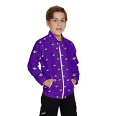 Zodiac Bat Pink Purple Kids  Windbreaker