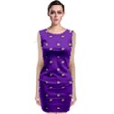 Zodiac Bat Pink Purple Classic Sleeveless Midi Dress View1