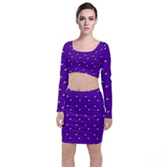 Zodiac Bat Pink Purple Top And Skirt Sets by snowwhitegirl