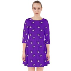 Zodiac Bat Pink Purple Smock Dress by snowwhitegirl