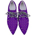 Zodiac Bat Pink Purple Pointed Oxford Shoes View1