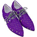 Zodiac Bat Pink Purple Pointed Oxford Shoes View3