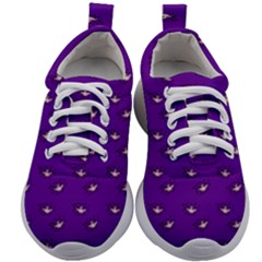 Zodiac Bat Pink Purple Kids Athletic Shoes by snowwhitegirl