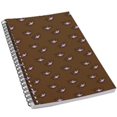 Zodiac Bat Pink Brown 5 5  X 8 5  Notebook by snowwhitegirl