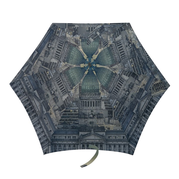 Buenos Aires Argentina Cityscape Aerial View Mini Folding Umbrellas