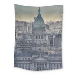 Buenos Aires Argentina Cityscape Aerial View Medium Tapestry by dflcprintsclothing