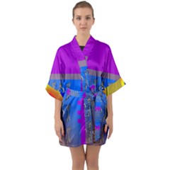 Effect 20190202 214806 Sherellerippydec42019or Half Sleeve Satin Kimono  by SERIPPY