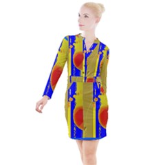 Effect 20190202 214806 Button Long Sleeve Dress by SERIPPY