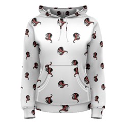 Ugly Monster Fish Drawing Women s Pullover Hoodie