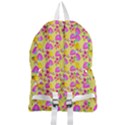 Girl With Hood Cape Heart Lemon Pattern Yellow Foldable Lightweight Backpack View2