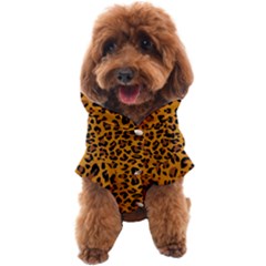 Orange Leopard Dog Coat