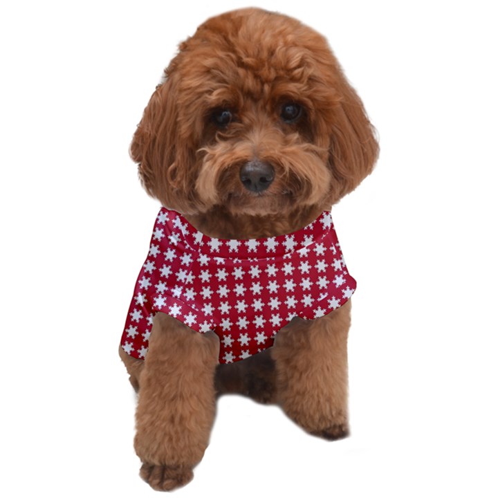 Red White Stars Dog T-Shirt