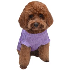 Lavender Elegance Dog T-shirt by retrotoomoderndesigns