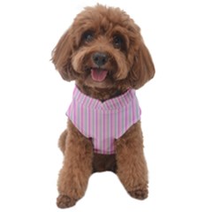 Pink Stripes Vertical  Dog Sweater by retrotoomoderndesigns