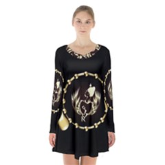 Img-1585062187612 Long Sleeve Velvet V-neck Dress