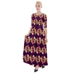 1562736744269 Half Sleeves Maxi Dress