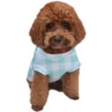 Mint Green Gingham Dog T-Shirt View1