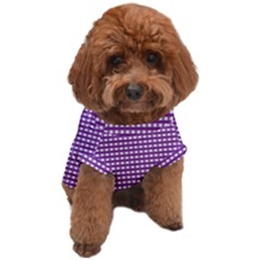 Purple Gingham Dog T-shirt