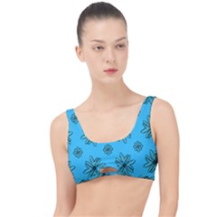 Blue Repeat Pattern The Little Details Bikini Top