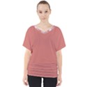 Emma Matrixworm V-Neck Dolman Drape Top View1