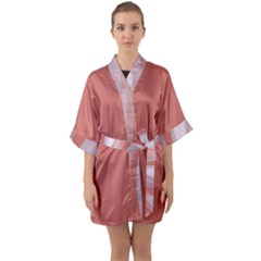 Emma Matrixworm Half Sleeve Satin Kimono  by emmamatrixworm