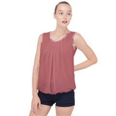 Emma Matrixworm Bubble Hem Chiffon Tank Top by emmamatrixworm