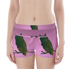 Owl Bird Branch Nature Animal Boyleg Bikini Wrap Bottoms