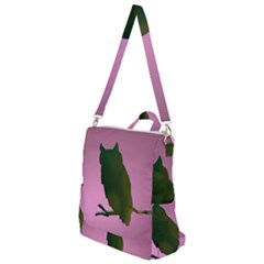 Owl Bird Branch Nature Animal Crossbody Backpack