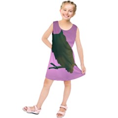 Owl Bird Branch Nature Animal Kids  Tunic Dress