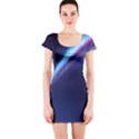 Light Fleeting Man s Sky Magic Short Sleeve Bodycon Dress View1