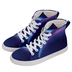 Light Fleeting Man s Sky Magic Men s Hi-top Skate Sneakers by Mariart