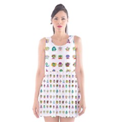 All The Aliens Teeny Scoop Neck Skater Dress by ArtByAng