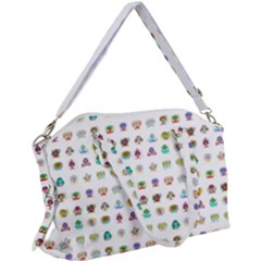 All The Aliens Teeny Canvas Crossbody Bag by ArtByAng