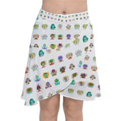 All The Aliens Teeny Chiffon Wrap Front Skirt