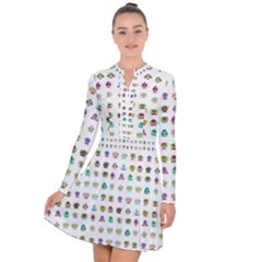 All The Aliens Teeny Long Sleeve Panel Dress by ArtByAng