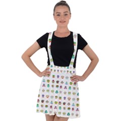 All The Aliens Teeny Velvet Suspender Skater Skirt by ArtByAng