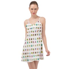 All The Aliens Teeny Summer Time Chiffon Dress by ArtByAng