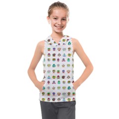 All The Aliens Teeny Kids  Sleeveless Hoodie