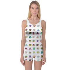 All The Aliens Teeny One Piece Boyleg Swimsuit by ArtByAng