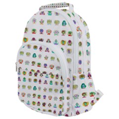 All The Aliens Teeny Rounded Multi Pocket Backpack by ArtByAng