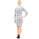 All The Aliens Teeny Quarter Sleeve Hood Bodycon Dress View2