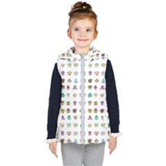 All The Aliens Teeny Kids  Hooded Puffer Vest by ArtByAng