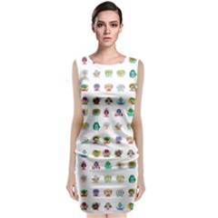 All The Aliens Teeny Classic Sleeveless Midi Dress