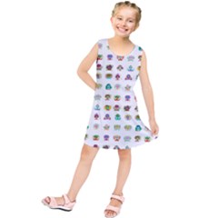 All The Aliens Teeny Kids  Tunic Dress by ArtByAng