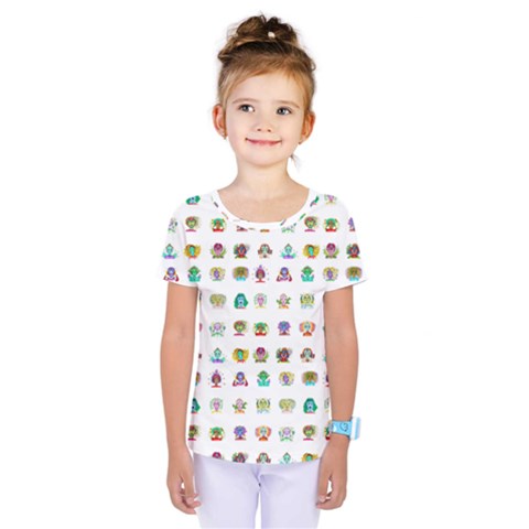 All The Aliens Teeny Kids  One Piece Tee by ArtByAng