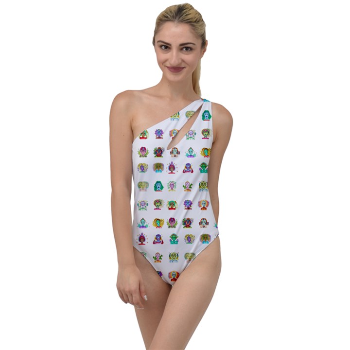 All The Aliens Teeny To One Side Swimsuit