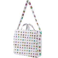 All The Aliens Teeny Square Shoulder Tote Bag by ArtByAng