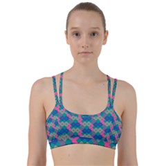 Geo Puzzle Line Them Up Sports Bra by tmsartbazaar