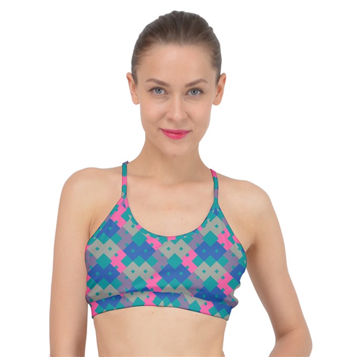 Geo Puzzle Basic Training Sports Bra